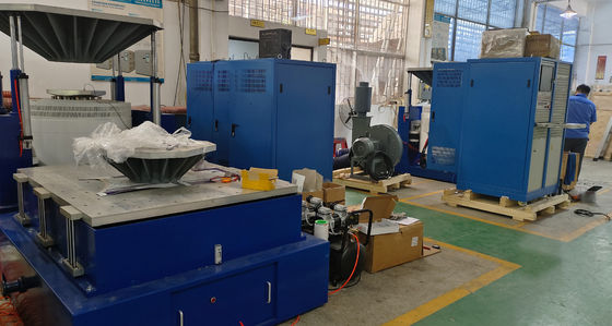 ভালো দাম ব্যাটারি সাবপ্যাক পরীক্ষার জন্য 3m x 3m টেবিলের সাথে 70kN সাইন এবং র‍্যান্ডম ফোর্সের উচ্চ-ফ্রিকোয়েন্সি কম্পন সিস্টেম অনলাইন